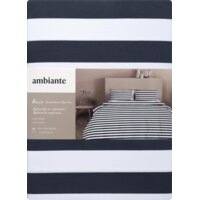 Een afbeelding van Ambiante Dekbedovertrek Quin dark blue 240x240cm