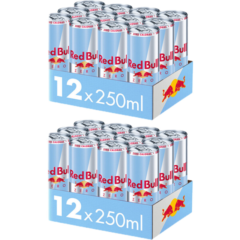 Een afbeelding van Red Bull Zero 24-pack