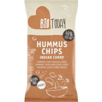 Een afbeelding van BioToday Hummus chips Indian curry