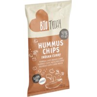 Een afbeelding van BioToday Hummus chips Indian curry