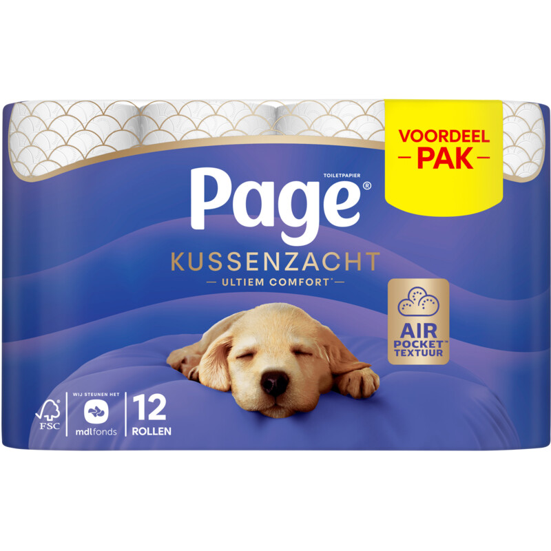 Een afbeelding van Page Kussenzacht toiletpapier voordeelpak