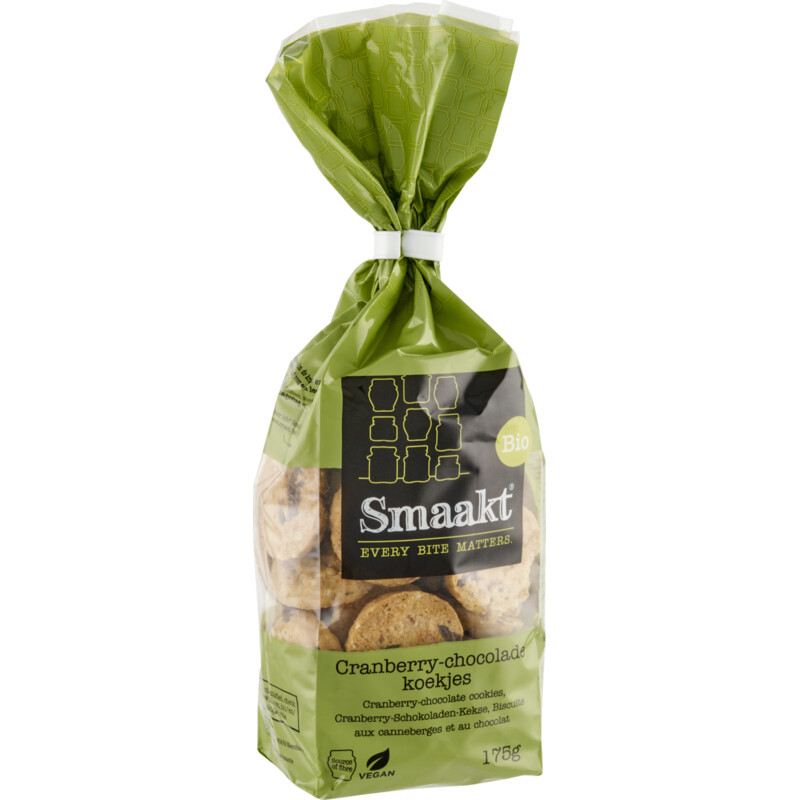Een afbeelding van Smaakt Cranberry chocoladekoekjes