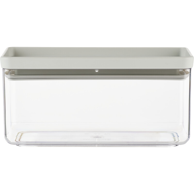 Een afbeelding van Brabantia Tasty+ voorraadbus grijs 1,5 liter