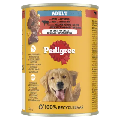 pdp-image-Pedigree Adult met rund en levermix in gelei
