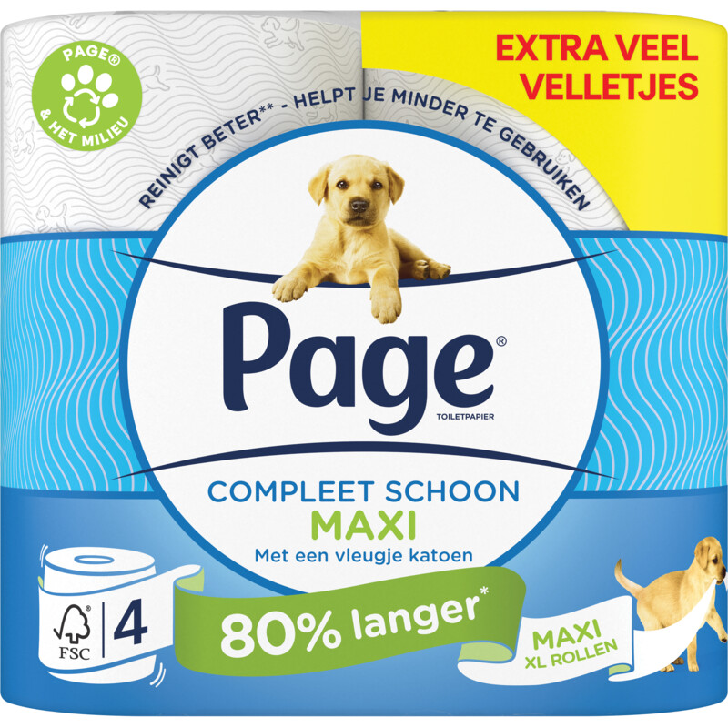 Een afbeelding van Page Compleet schoon toiletpapier maxi