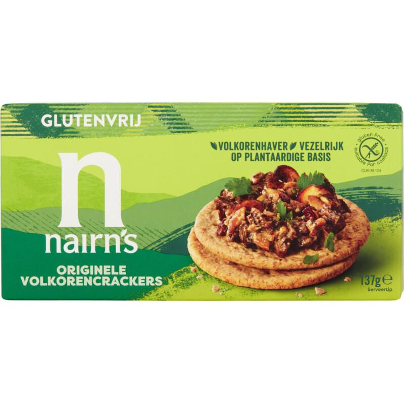 Een afbeelding van Nairn's Originele volkorencrackers glutenvrij