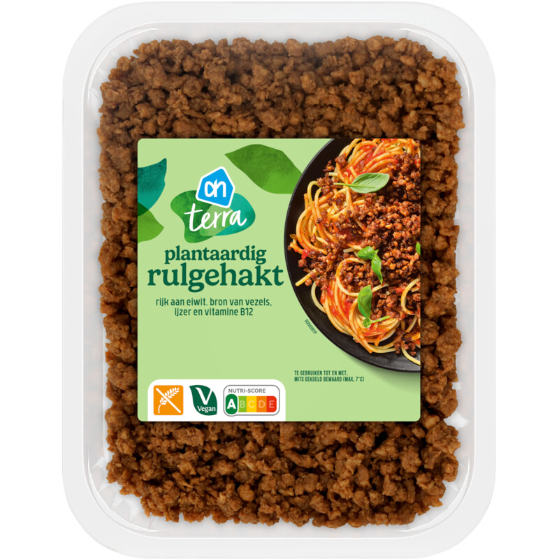 Een afbeelding van AH Terra Plantaardig rulgehakt