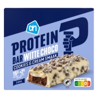 AH Proteïne repen witte choco cookies&cream