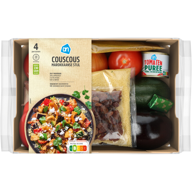 Een afbeelding van AH Couscous Marokkaanse stijl verspakket