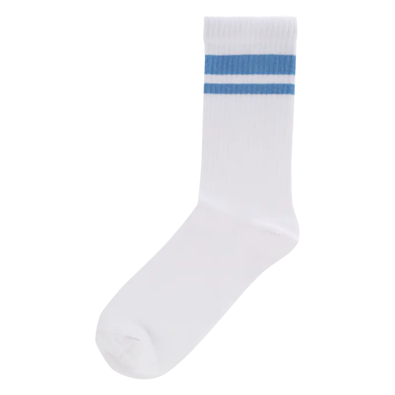 Sportsokken wit blauw maat 36-40