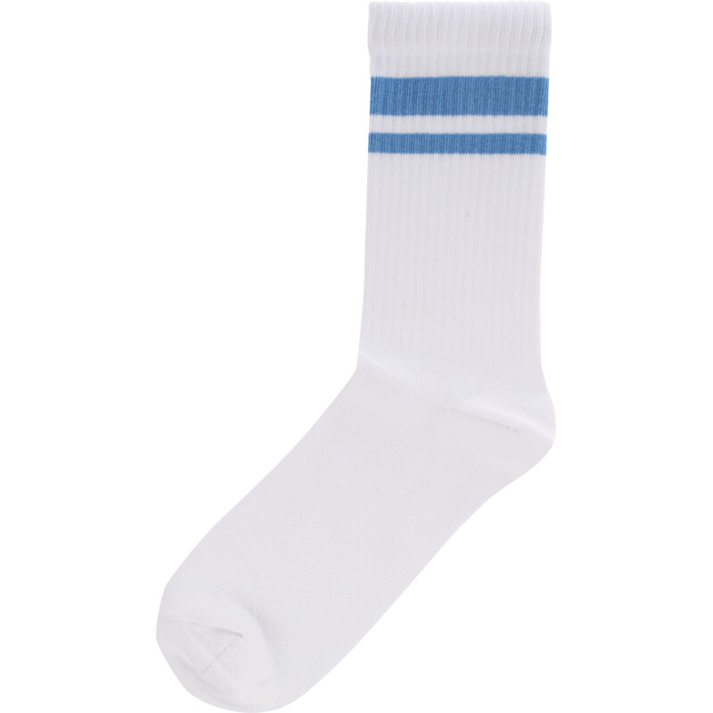 Een afbeelding van Catchy Sportsokken wit blauw maat 41-46