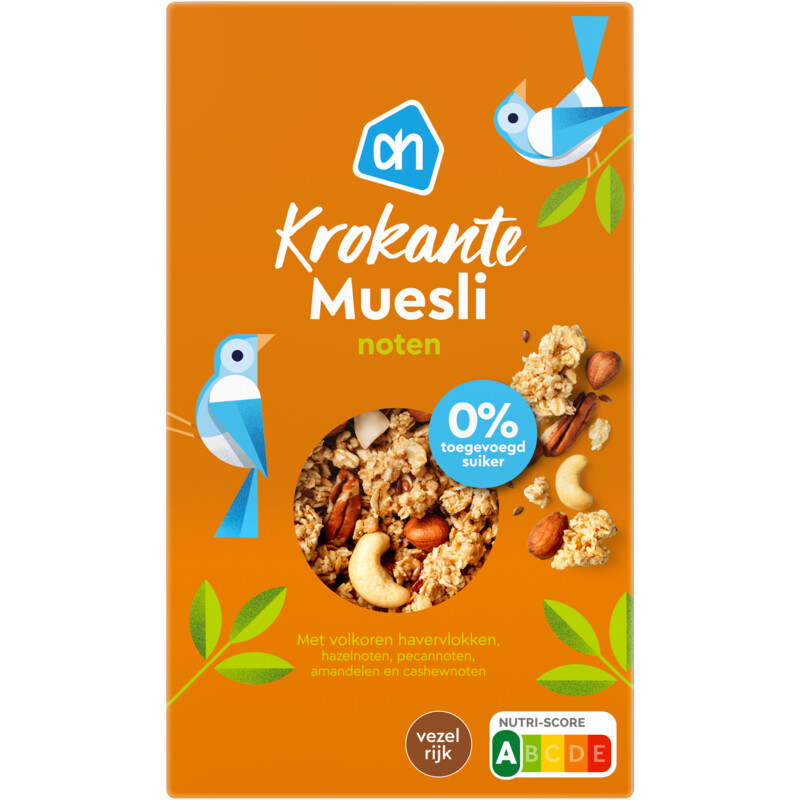 Een afbeelding van AH Krokante muesli noten