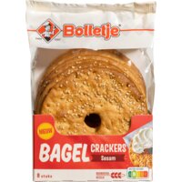 Een afbeelding van Bolletje Bagel crackers sesam