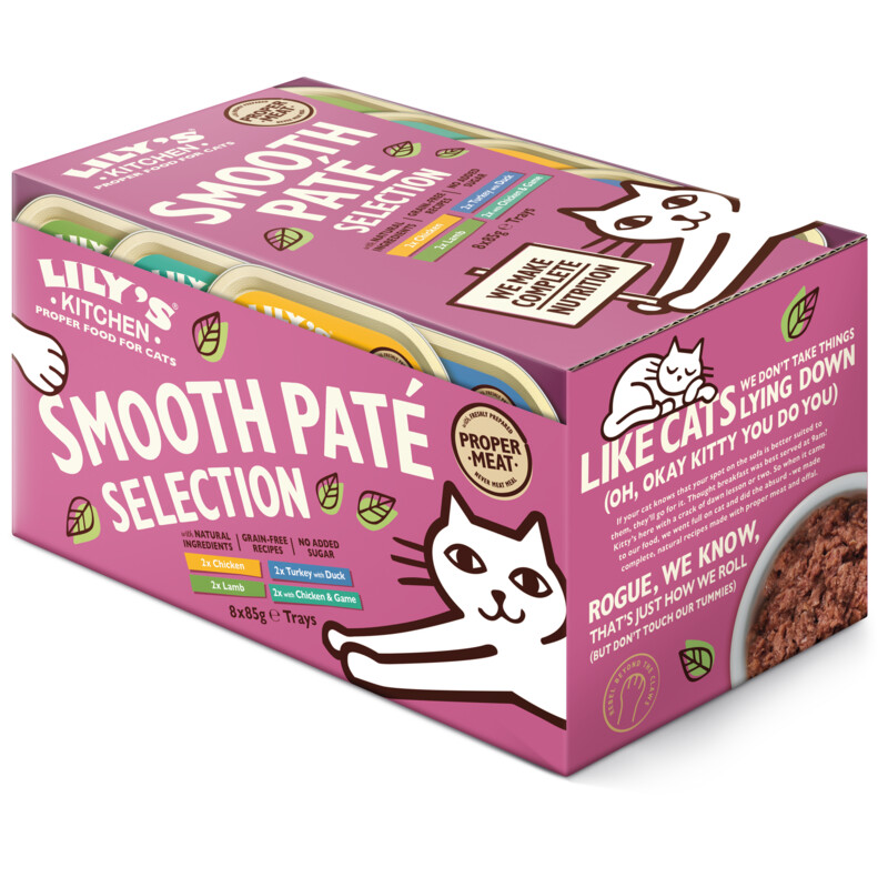 Een afbeelding van Lily's Kitchen Selectie patés diverse smaken 8-pack