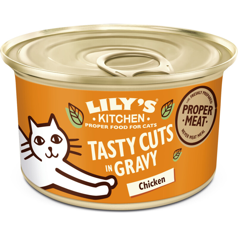 Een afbeelding van Lily's Kitchen Tasty cuts in saus met kip
