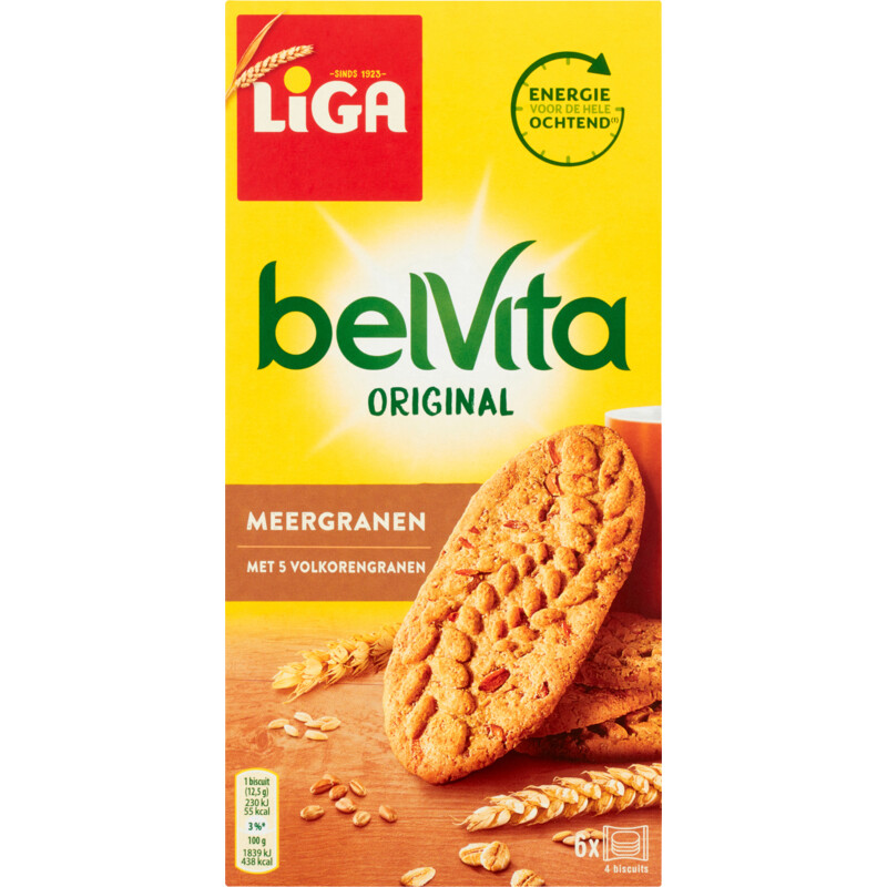 Een afbeelding van Liga Belvita meergranen koekjes