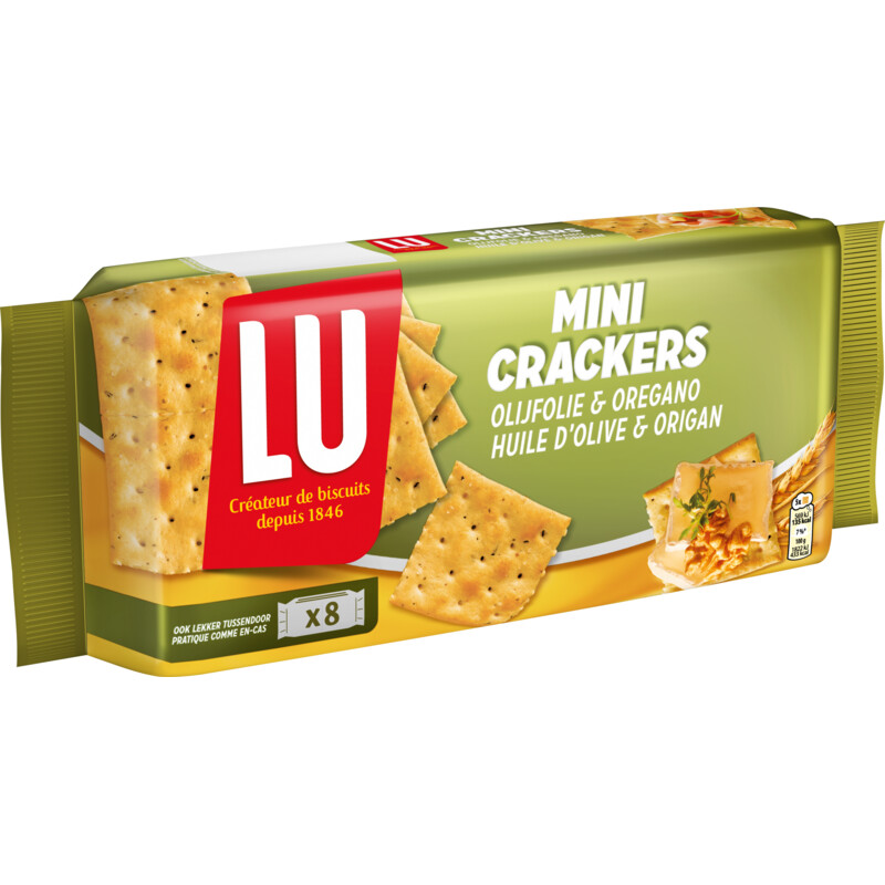 Een afbeelding van LU Mini crackers olijfolie & oregano