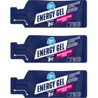 Een afbeelding van AH Energy gel bosvruchten 3-pack