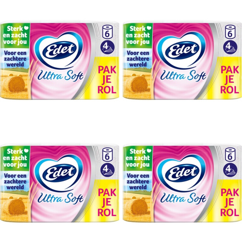 Een afbeelding van Edet Ultra Soft Toiletpapier 4-pack