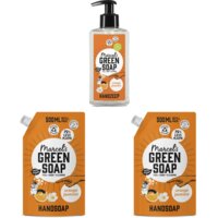 Een afbeelding van Marcel's Green Soap Handzeep pakket