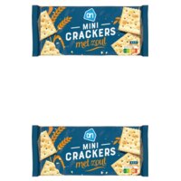 Een afbeelding van AH Minicrackers met zout 2-pack