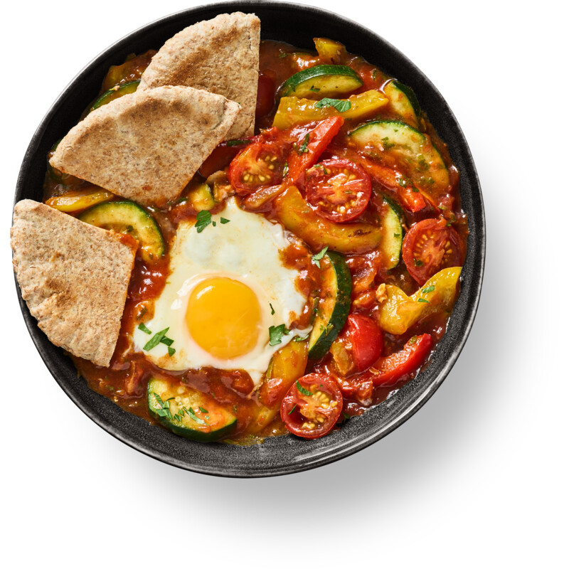 Een afbeelding van AH Gesneden verspakket shakshuka