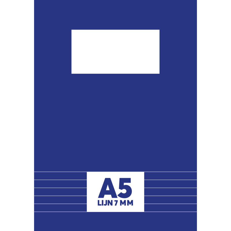 Een afbeelding van A5 college schriften lijntjes