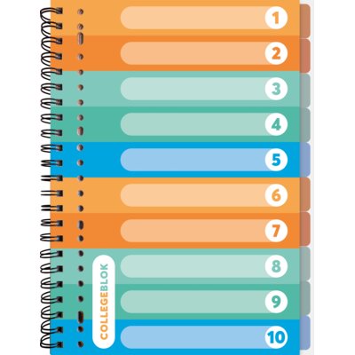 pdp-image-A4 college blok met tabbladen