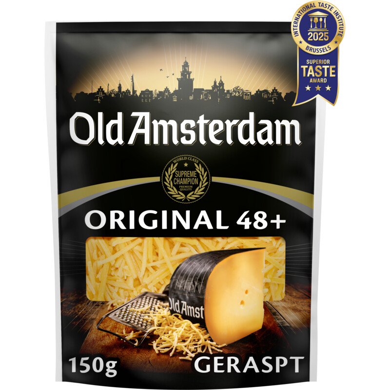 Een afbeelding van Old Amsterdam Original 48+ geraspt