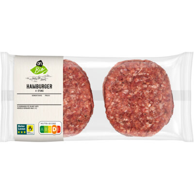 pdp-image-AH Biologisch Hamburger 4 stuks