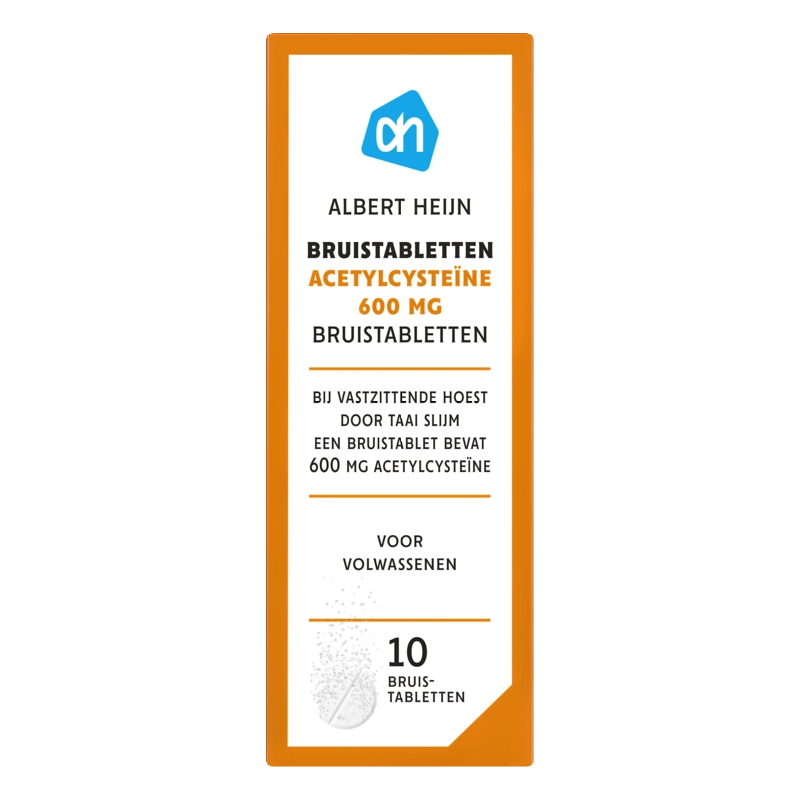 AH Bruistabletten acetylcysteïne 600mg