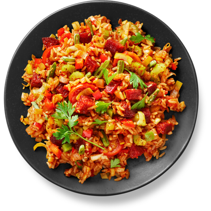 Een afbeelding van AH Gesneden verspakket kruidige Jambalaya