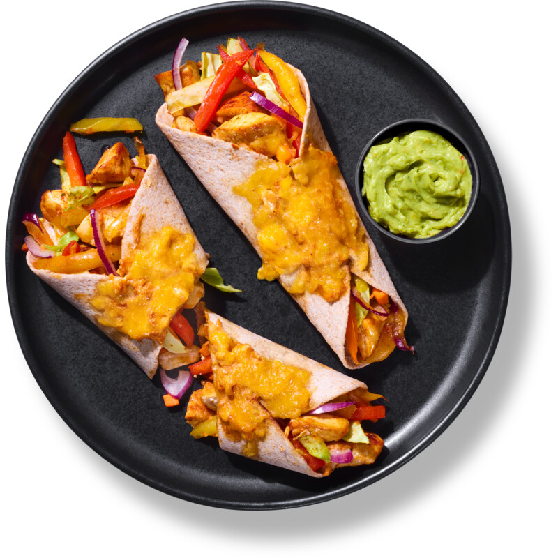 Een afbeelding van AH Gesneden verspakket tex mex burrito's