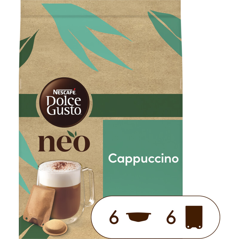 Een afbeelding van Nescafé Dolce Gusto Neo cappuccino capsules