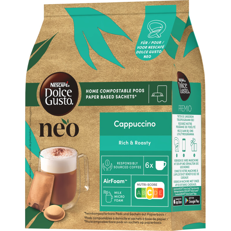 Een afbeelding van Nescafé Dolce Gusto Neo cappuccino capsules