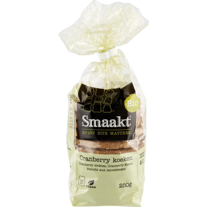 Een afbeelding van Smaakt Cranberrykoeken
