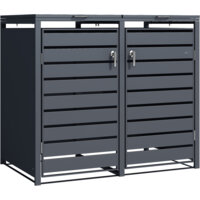 Een afbeelding van Axi Lucas container antraciet 2x 240 liter