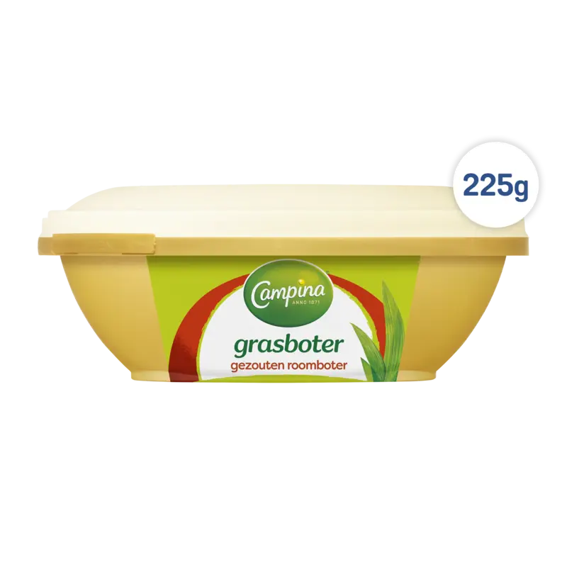 Campina Botergoud gezouten grasboter kuipje
