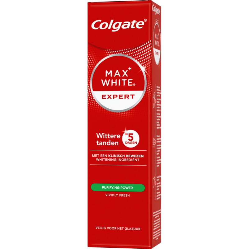 Een afbeelding van Colgate Max white expert purifying power