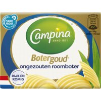 Een afbeelding van Campina Botergoud ongezouten roomboter