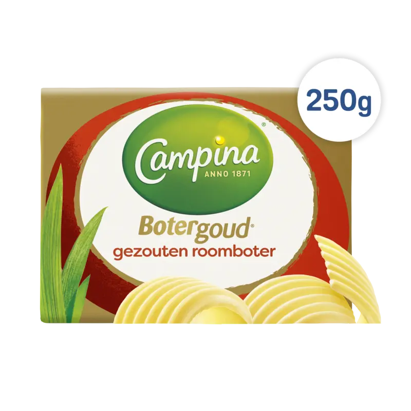 Campina Botergoud gezouten roomboter