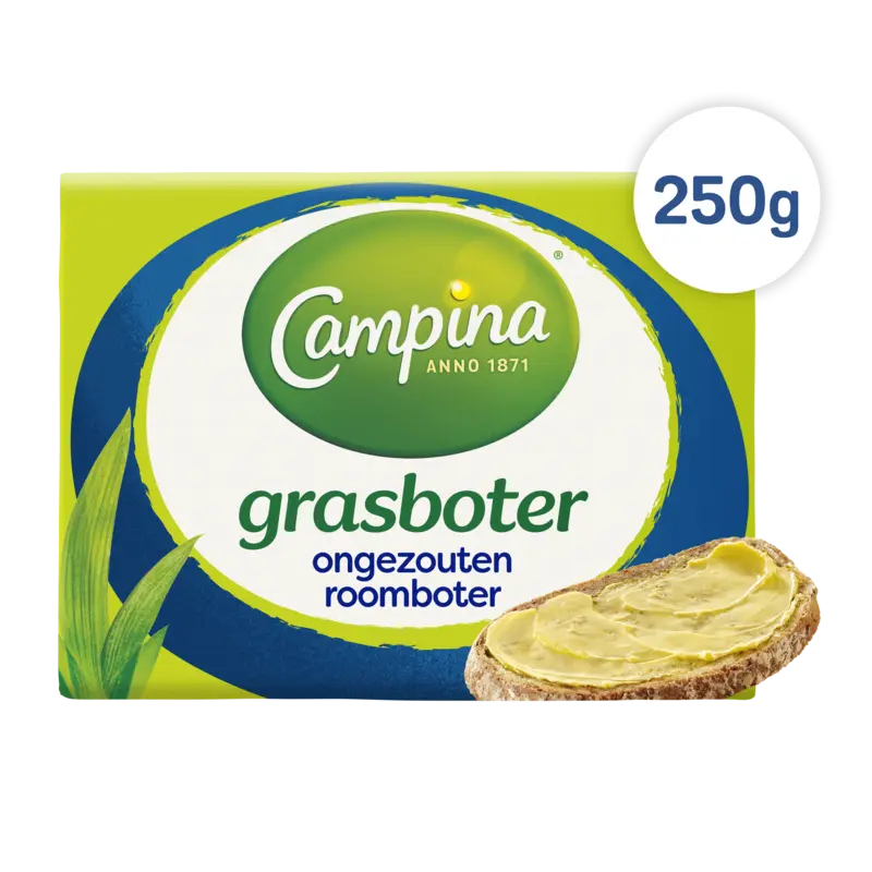 Campina Grasboter ongezouten roomboter