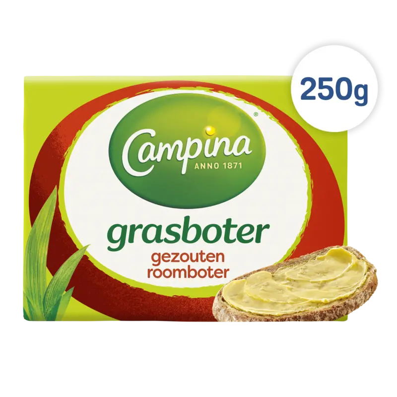 Campina Grasboter gezouten roomboter
