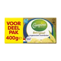 Campina Botergoud roomboter ongezouten voordeel