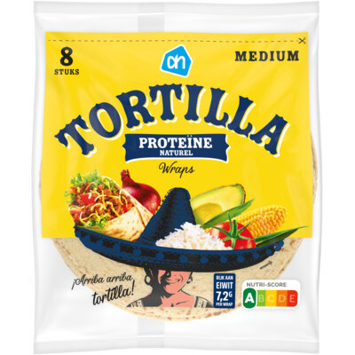 pdp-image-AH Tortilla proteïne wraps naturel medium