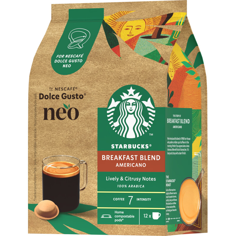 Een afbeelding van Nescafé Dolce Gusto Neo breakfast blend Americano Capsules