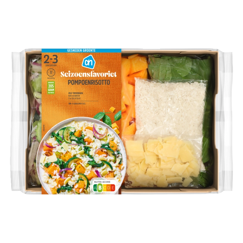 AH Gesneden verspakket pompoen risotto