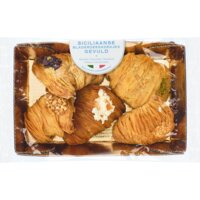 Een afbeelding van Fratelli Siciliani Siciliaanse bladerdeegkoekjes gevuld