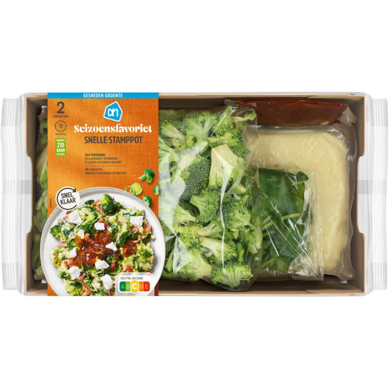 Een afbeelding van AH Gesneden verspakket snelle stamppot