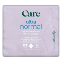 Care Ultra normal maandverband met vleugels